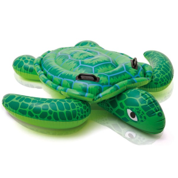Vuxna och barnsköldpaddor som simmar i vatten, uppblåsbar simkudde för djur, flytande säng, simring efter uppblåsning 1,5*1,27m