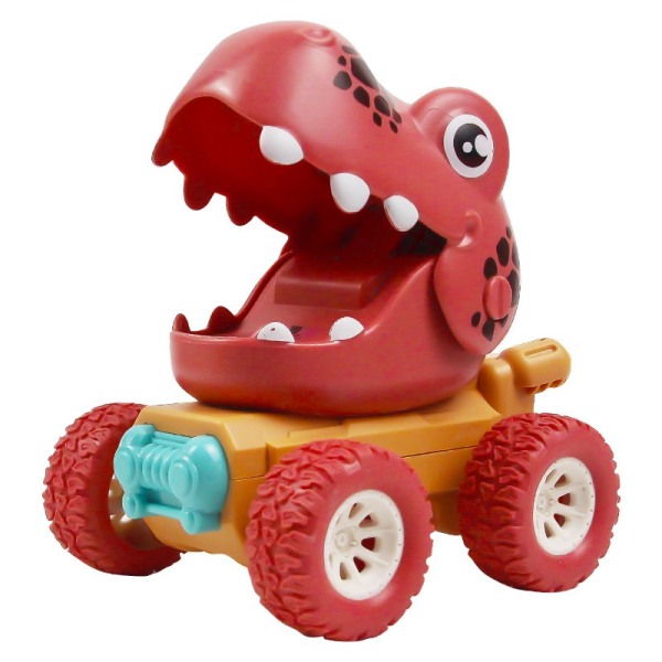 Dinosaur Truck Toy, Dinosaur Leker Sett med 3 fargerike Dinosaurs Press & Go-leker, nye dyreleker, bursdagsgaver
