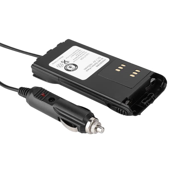 12 V batterieliminator til Motorola HNN9008 GP320 GP328 GP338 GP340 GP360 GP380 GP640 GP680