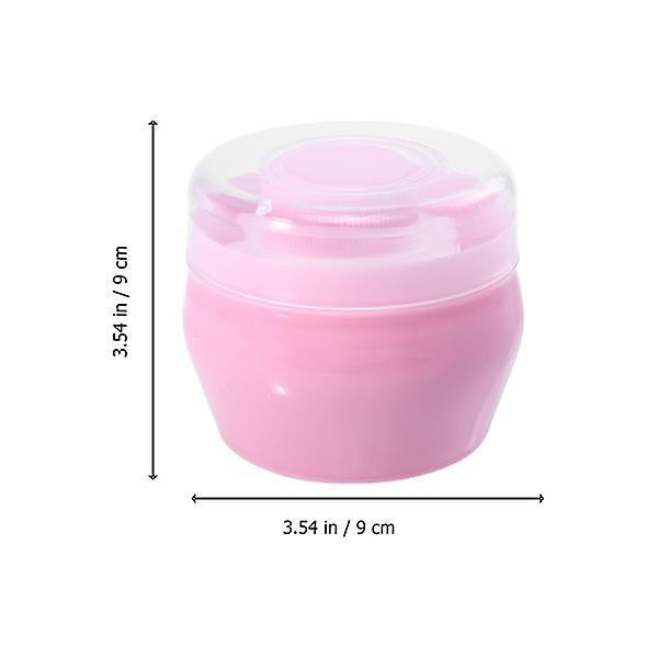 2 Sarjaa Lasten Kylpysetti Vauvan Kylvyn Jälkeinen Puff-Laatikko Talkkijauheastia Tyhjä Kehonjauheastia Tyhjä Kehonjauhepurkki Vaaleanpunainen 9x9cm Pink 9x9cm