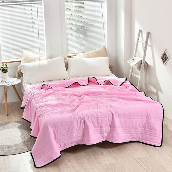 Ultrakylande Filt för Dubbel- och Enkelsängar - Supersoft Tvättad Filt för Vuxna och Barn 200*230 Rosa 1