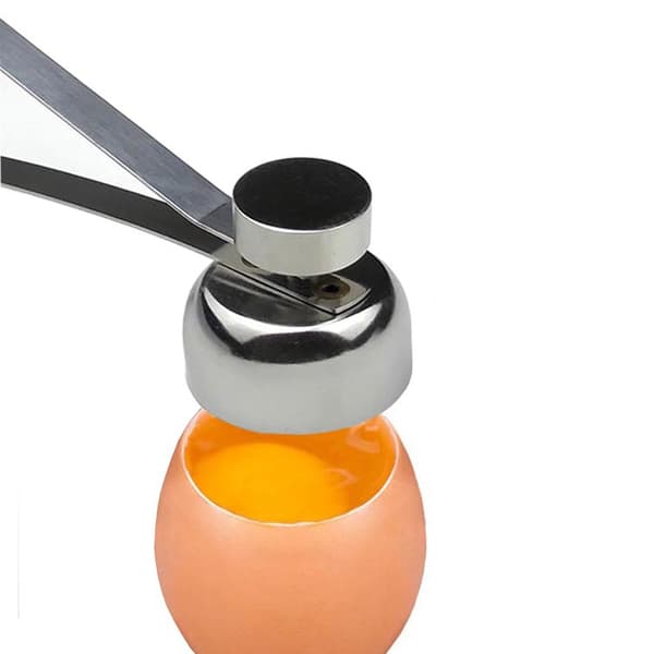 Eggkoker, eggåpner og skjærer for hard- og bløtkokte egg