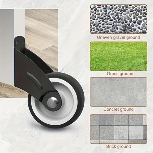 Gate Wheel for Wooden Gates, Adjustable Gate Rollers, Gate Wheel, Wheels for Wooden Gates, Adjustable Gate Brackets