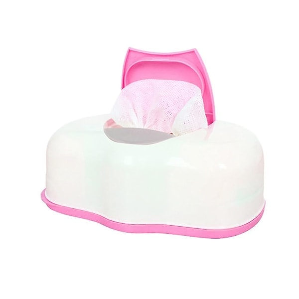 Hem Bil Tryk Pop-up Automatisk Baby Vådservietter Vådt Væv Box Case Holder Organizer Blå