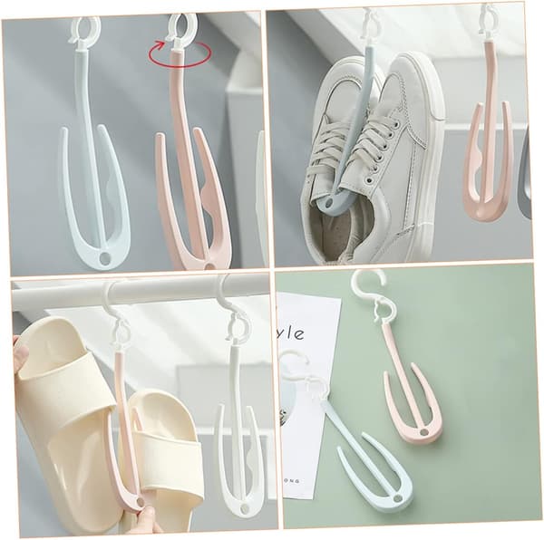 Shoe Rack Storage Hanger 10-pack Multifunctional Drying Rack for Shoes Headphones Ties Lightweight