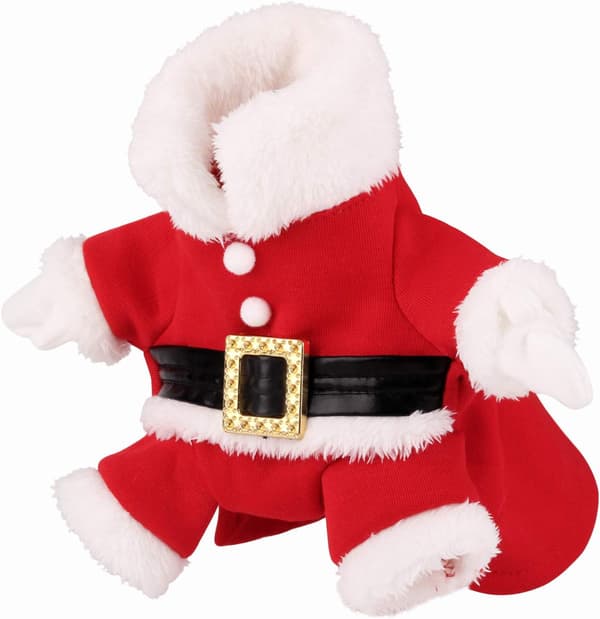 (S) Kat Juleoutfit, Legendog Julekæledyrstøj Søde Julemanden