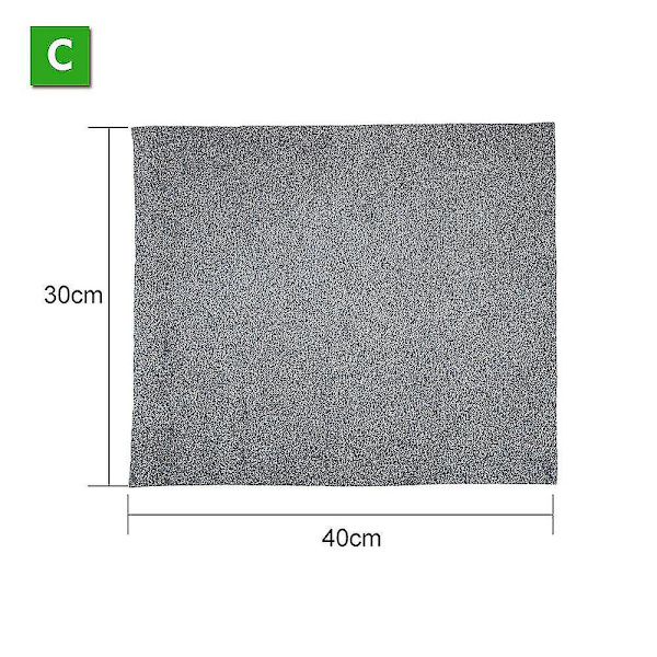 1-5x Paksuuntunut Taikapuhdistusliina Raidoitta Matto Uusiokäyttöinen Mikrokuitu Puhdistusliina 30X40cm 5kpl