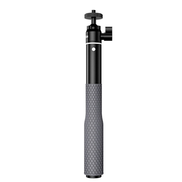 25,7-tommer Selfie Stick Rustfri 360° Drejelig Aluminium Legering 1/4-tommes Skrue Med 3-grenet Adapter