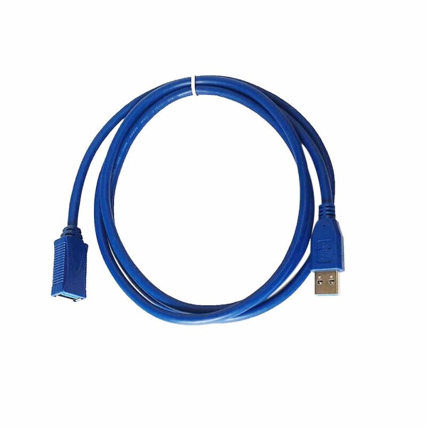 USB 3.0 A Hannkontakt Til Hunnkontakt 1m/3.2ft Super Rask Forlengelseskabel Blå