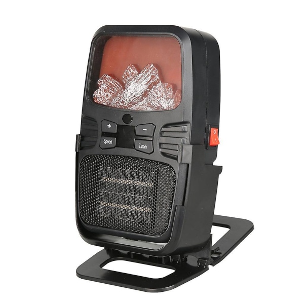 Flammevarmer Small Conditioning Portable Heater Mini Multi-function Heater Black Black