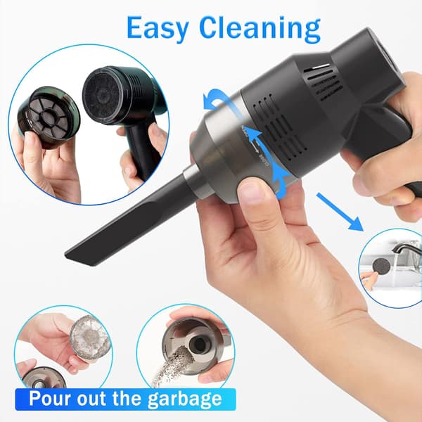 Mini Rechargeable Powerful Keyboard Vacuum Cleaner for Computer, Portable Cordless Vacuum Cleaner - Best Cleaning Tool