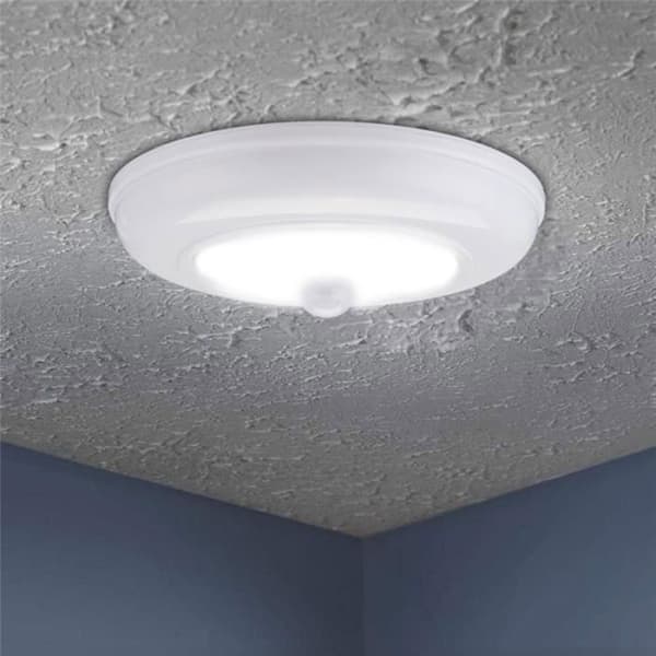 120° Wireless Battery-Powered LED Ceiling Light with Motion Sensor
