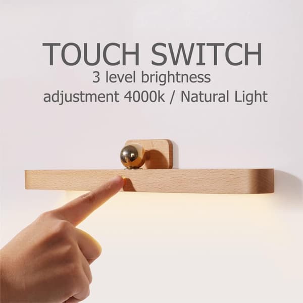 Rechargeable LED Bathroom Light, Dimmable Touch Control Vanity Light, Magnetic Vanity Light.