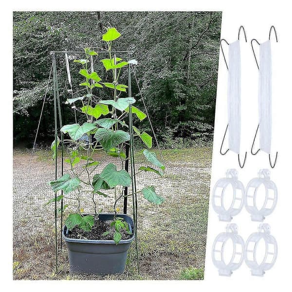 40 pcs Tomato Hooks with String, Tomato Support Hooks, Tomato Hooks and Plant Support Clips