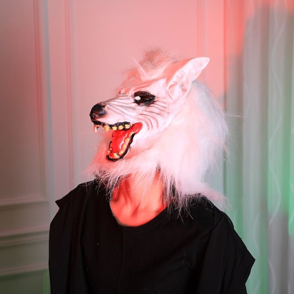 Halloween Varulvs Kostume Party Cosplay Ulveklø-Håndsko Horror Hovedhætte