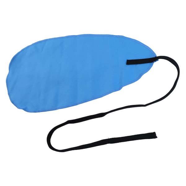 Saxophone Cleaning Cloth A Shape Fabric Cleaning Tool Accessory for Piccolo Flute Sax Blue