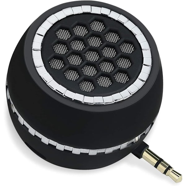 Mini Bärbar Högtalare, 3W Mobiltelefon Högtalare Line-in Högtalare med Klar Bas 3.5mm AUX-gränssnitt, Plug and Play