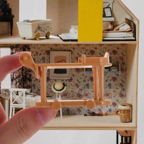 3 stk Mini Spisevogn Modell Ornamenter Barn Lekestue Leke Mikro Fotorekvisitter 6X3.7X3.8CM