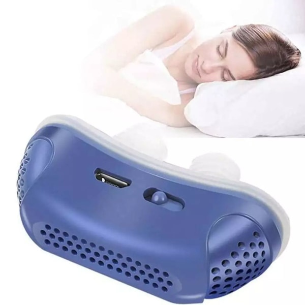 Anti-snorke-enhet Snorkestopper, bærbare neseventilplugger Luftrenser Komfortabelt å sove Pustehjelp Anti-snorking
