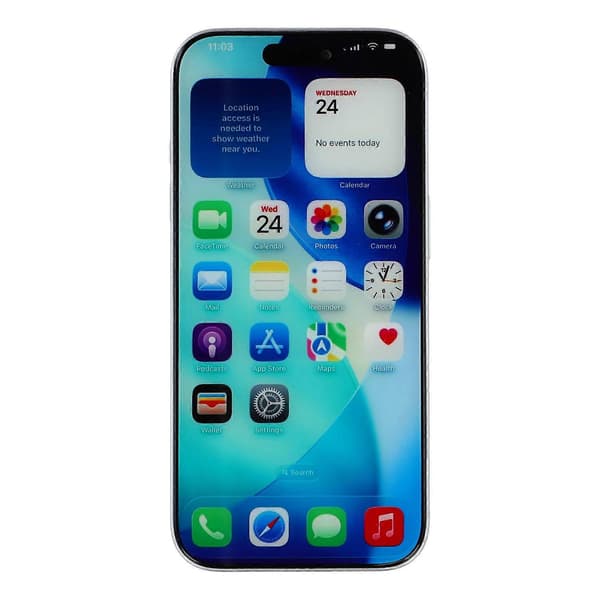 Til iPhone 17 Pro Farveskærm Dummy Telefon Skydedisk Display Legetøj (Uden Logo)