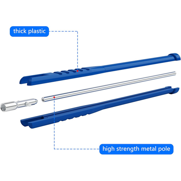 Tyre Valve Stem Puller Tool with Valve Core Removal Tool, Scratch-Free Tire Valve Installation Tool, Blue
