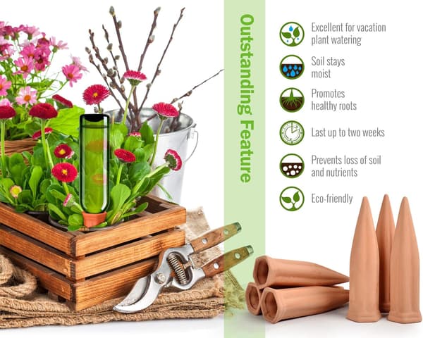 Automatic Drip Irrigation Watering System for Plants (10 Pcs)