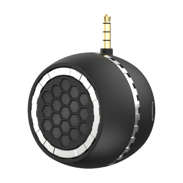 Mini Phone Speaker, 3.5mm AUX Input Portable Rechargeable for Pad Laptop