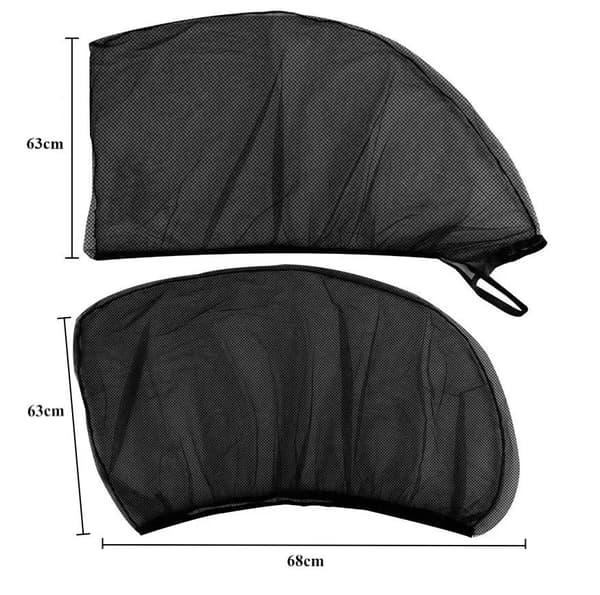 Car Window Mosquito Net with Sun Protection - 4-pack