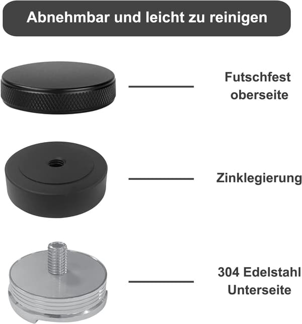 Kaffeudjævner, 58mm 304 Rustfrit Stål Kaffeudjævner, Malet Kaffe Udjævningsværktøj, Sort