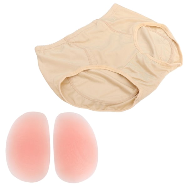 Underkläder Dam Button Enhancers Silikon Butt Enhancer Återanvändbar Buttock Enhancers Gul Yellow S
