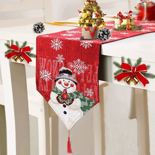 Julbordstablett för juldekoration Bordstabletter Födelsedagsbordstablett Snögubbe