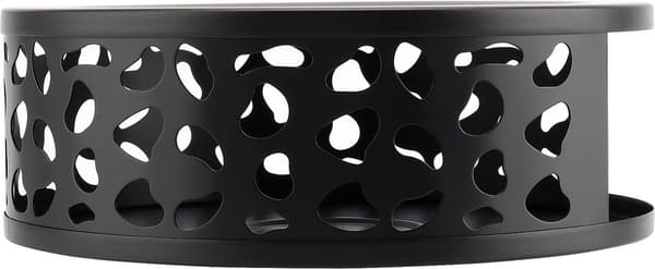 Telysholder – Tekannevarmer – Varmer – Rustfritt stål – Svart – 15 cm