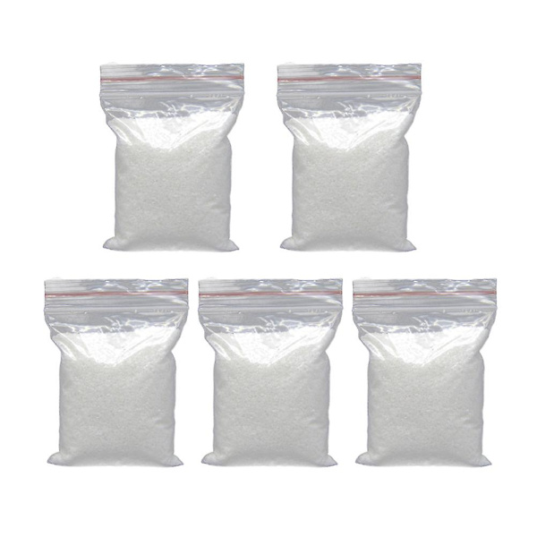 5 Pakker Akvarie Dekorationer Akvarie Sand Kvarts Sand Botanisk Dekoration Hvid Akvarie Grus Frisk
