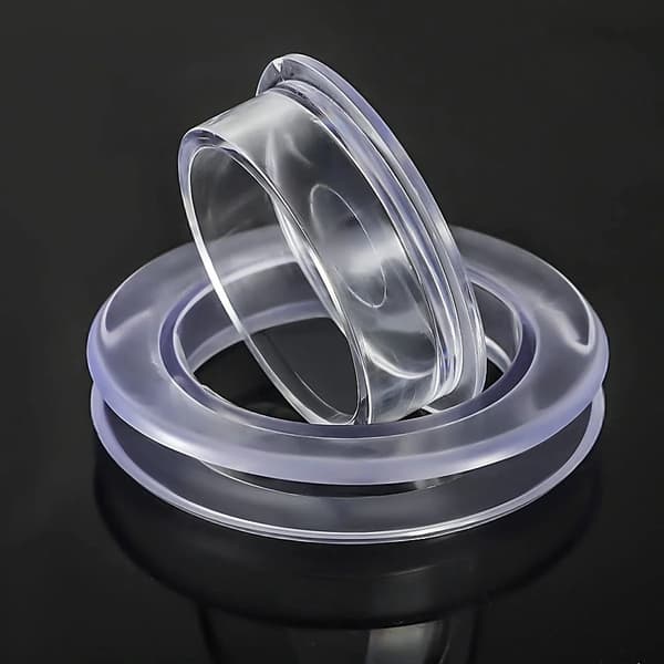 Patio Table Umbrella Hole Ring Plug and Cap Set, Silicone 2 Inch Insert for Standard Table Hole, Outdoor Patio Table, 2 Sets