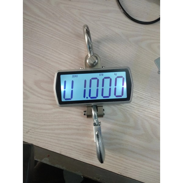 2000lbs 1000kg Heavy Duty kompakti digitaalinen nosturivaaka LCD-kosketusnäytöllä Farm Factorylle
