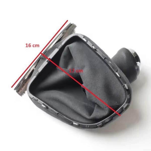 5-trins gearknop i PU-læder til Renault Clio 4-modeller 2012-2019