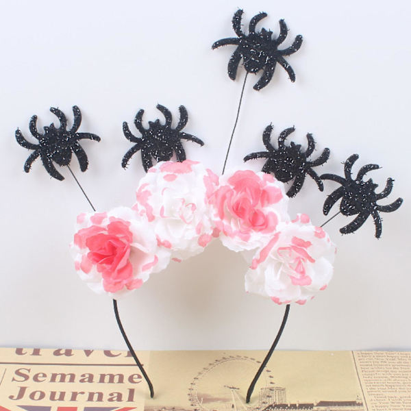 Spider Pandebånd Halloween Hovedbeklædning og Krone Halo Blomst Pandebånd PigerBat