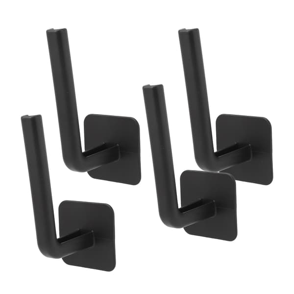 4 selvklebende hatteknagger Veggmontert hattehylle Displayholder for baseballcapser