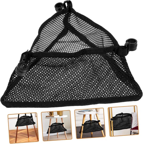 Portable Folding Hanging Storage Bag Under Table, Suitable for Outdoor Camping Activities (28*10cm)