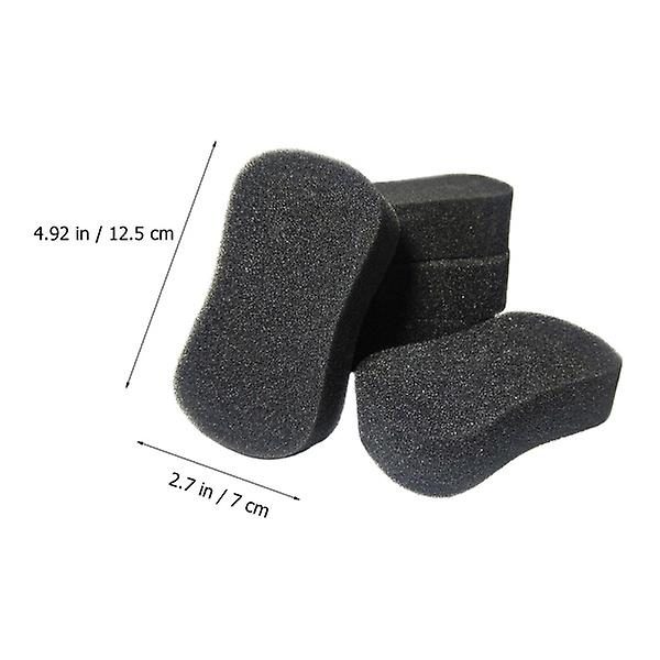 5 kpl Hevosen Ruumiinpuhdistussientä Sieni Pyyhkeet Hevosen Puhdistussienet Hevosen Kylpytarvikkeet Musta 12.5x7cm