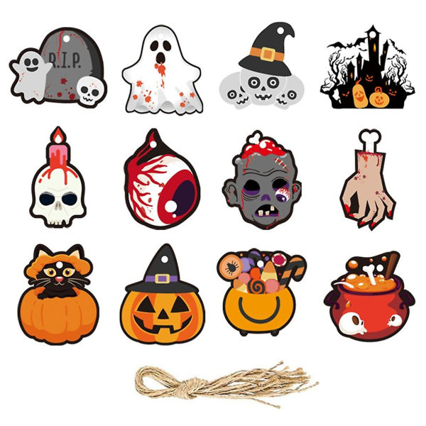 ASpooky Halloween Drapering Dekoration Halloween Party DIY Hängande Dekoration DIY RekvisitaA