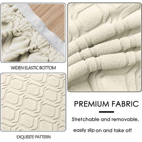 Chair Covers for Kitchen and Dining Room, Removable and Washable (2-Pack), Style 1