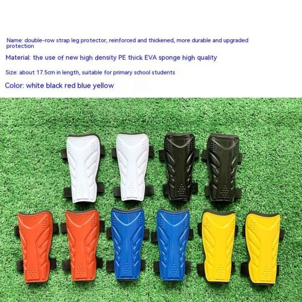 vita fotbollsbenskydd för ungdomar vuxna benskydd, lätta och kompakta, skyddande fotbollsutrustning