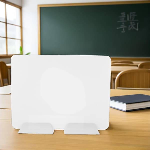 Desk Divider Acrylic Desk Divider Privacy Panel for Office Student Classroom Use as Study Aid