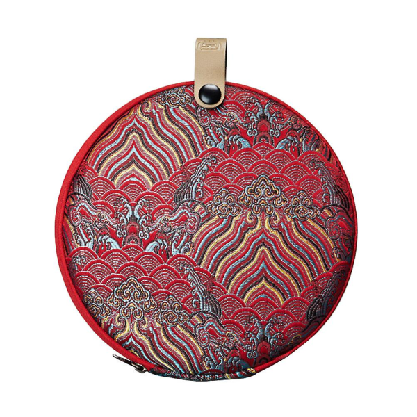 Gavebeholdere Teoppbevaringsboks Tekakeoppbevaringspose Løste Tepose Pu Teorganisator Tekakeoppbevaring Red 20X20X2.6CM