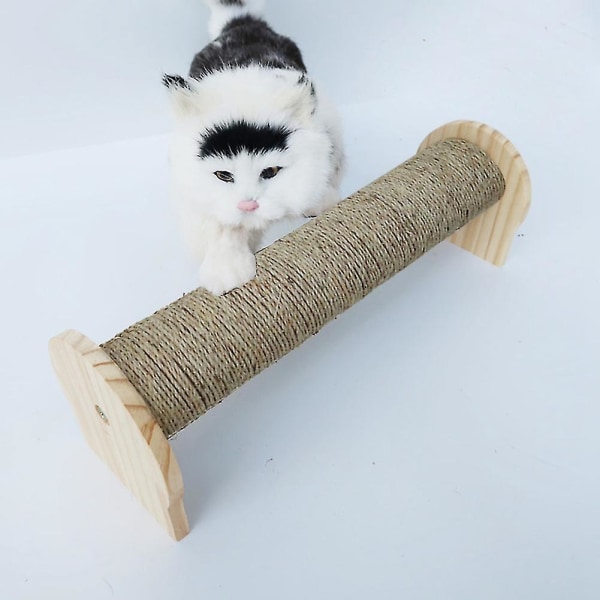 Seinälle kiinnitettävä kissan raaputustaululelu Sisal-kiipeilykehykset raapivat puukissat suojaavat huonekaluja