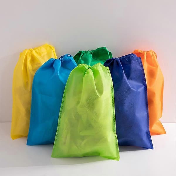 10 Pcs Drawstring Bags, Portable Tote Bag Medium Drawstring Cloth Bags (random color)