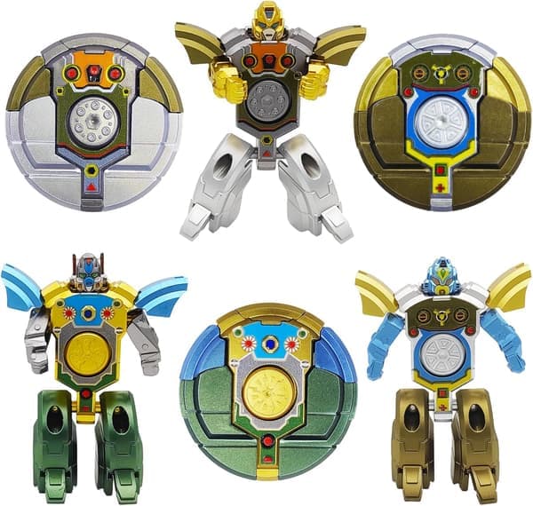 Transformerbare Fidget Spinners – 3-pak robotdeformerende fingerlegetøj til stresslindring