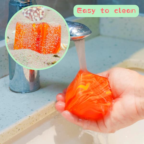 Slow Rebound Anti-Stress Cube, Soft Modeling Clay, Relieves Anxiety. Classroom Party Gift.