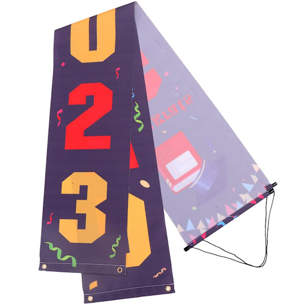 1 Par Graduation Party Layout Banner Dekoration 2023 Grad Party Koppling Dekoration Bakgrund Hängande Flagga